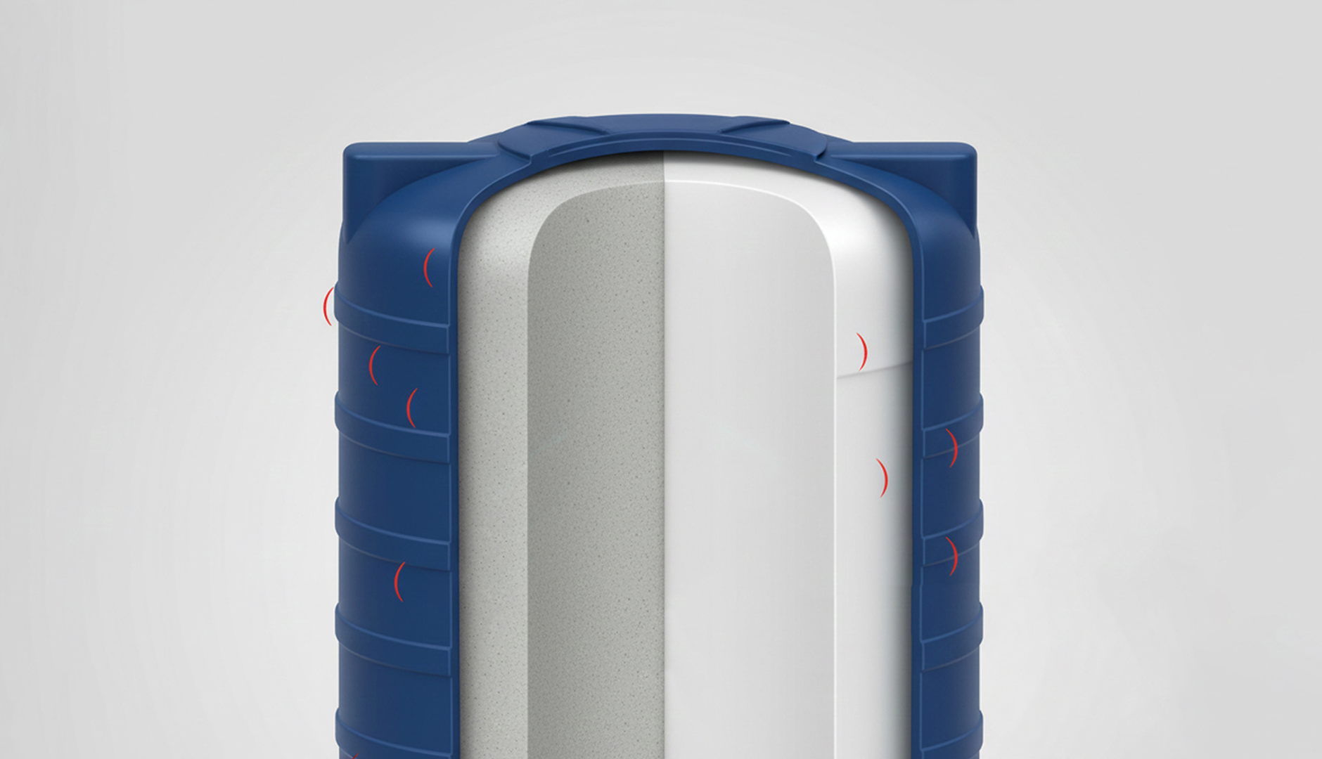Thermal Insulation as the Middle Layer in the Plastic Water Tanks